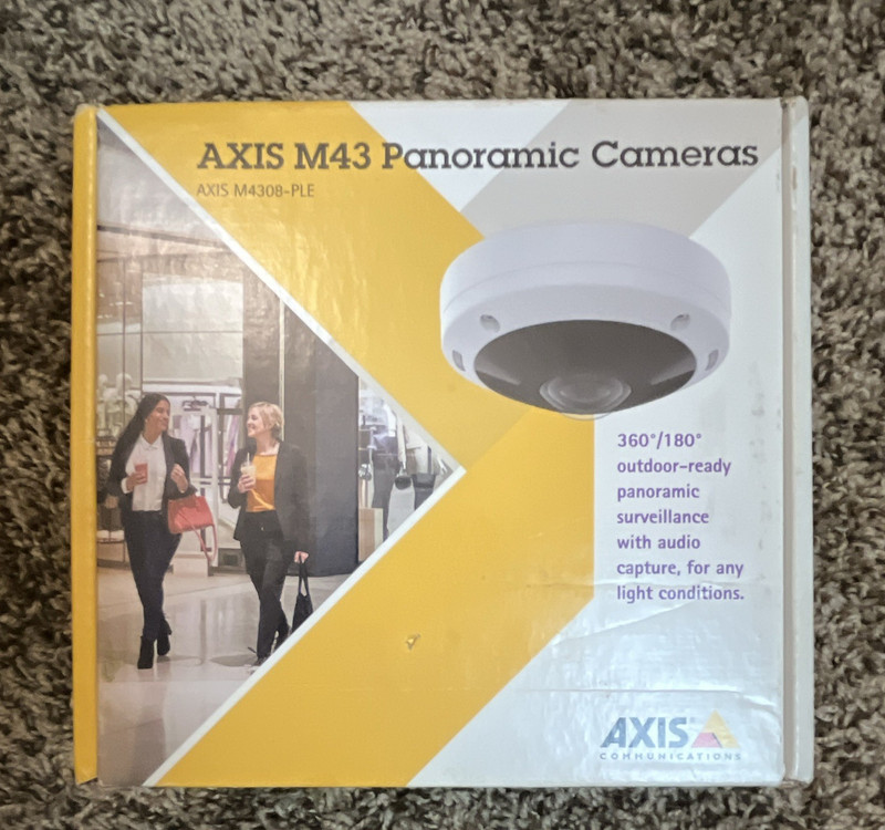 Axis M4308-PLE Mini Dome IP Camera 2880×2880 PoE Built-In Mic White