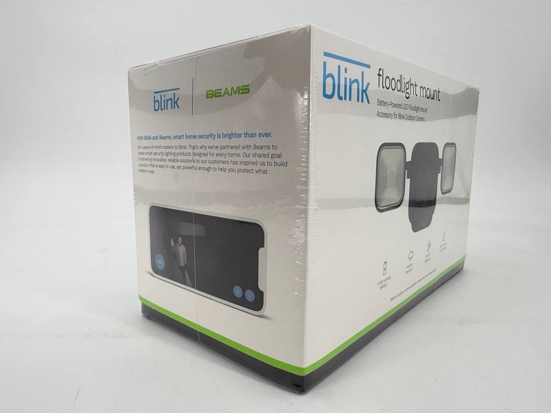 Blink Floodlight Mount for Blink Outdoor Camera Battery Powered LED Black New gallery