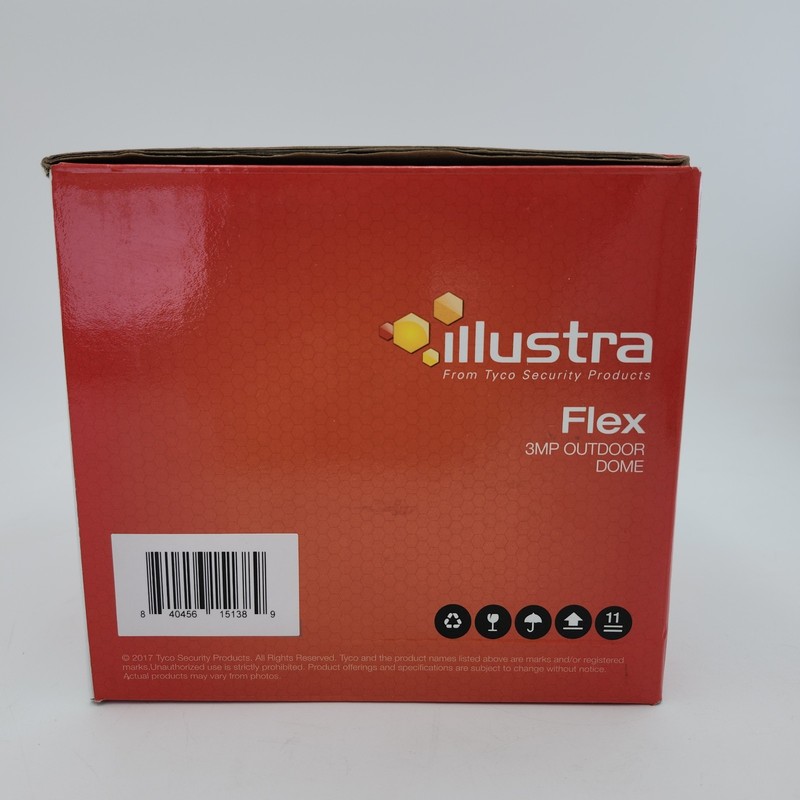 Illustra Flex IFS03D1OCWIT 3MP Outdoor Dome IP Camera Varifocal 2.8-12mm New... gallery