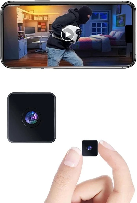 Mini Cámara Oculta Wifi Espía Inalámbrica 2K HD Niñera Camara Para Anorid y iOS gallery