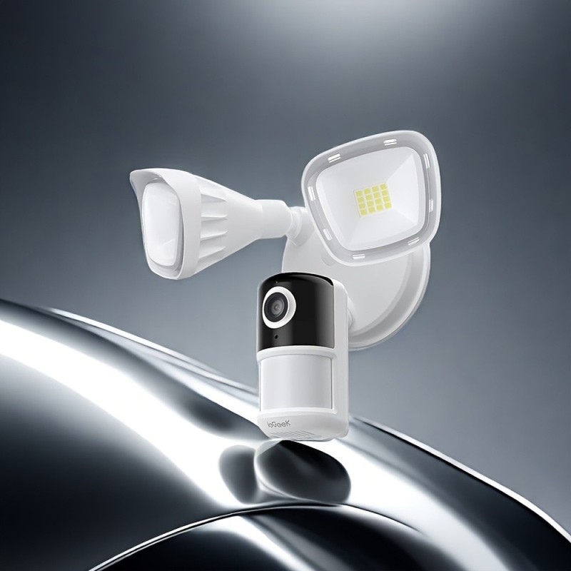 2K Floodlight Camera Outdoor 2600lm,2.4G WiFi, Motion Sensor, color Night Vision gallery