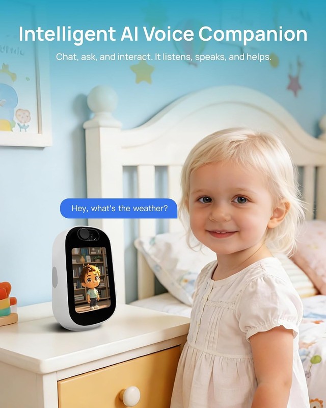 4MP Indoor Security Camera with 4" Screen Baby Elderly Monitor AI Conversa gallery