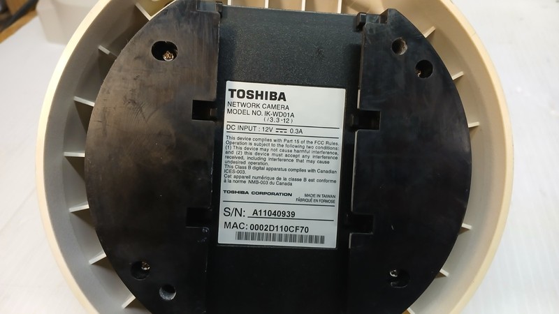 Lot of 5 TOSHIBA IK-WD01A Network Dome Cameras gallery