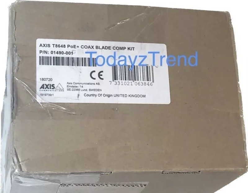 Axis 01490-001 Comp PoE+ Blade Coax Kit T8648 gallery