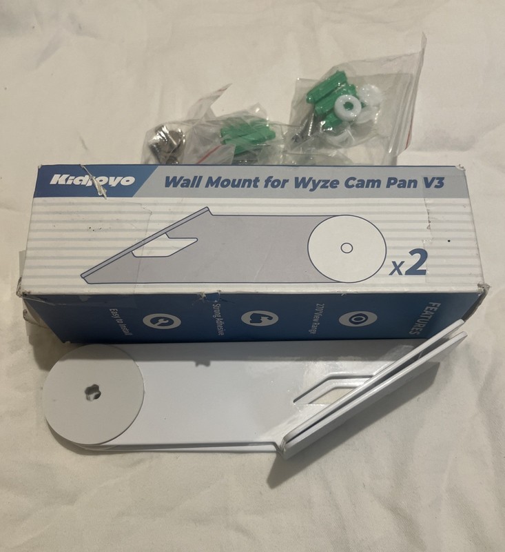 New OEM WYZE CAM PAN V3 Wall Mount Bracket for Security Cam Display