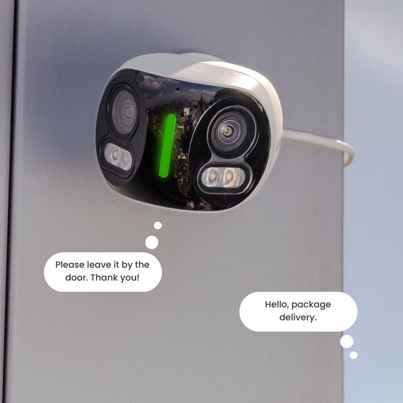 4K 8MP IP Wired Dual-Lens Add-On Outdoor Security Camera | Smart Security Lig... gallery