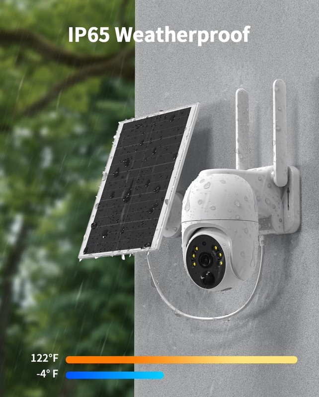 4G LTE Cellular Security Camera No Internet Needed, Solar No wifi, Witout SIM gallery