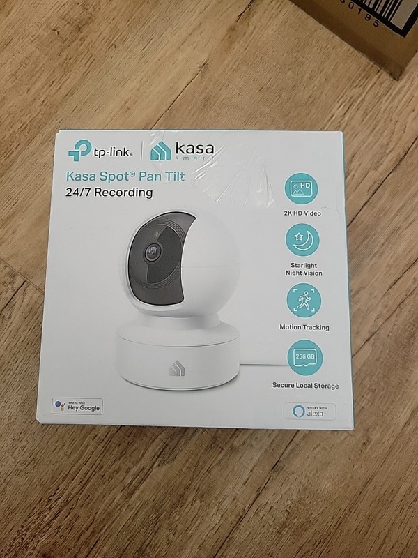 TP-Link KC410S Kasa Spot Pan Tilt Indoor 1080P Wi-Fi Surveillance Camera- New