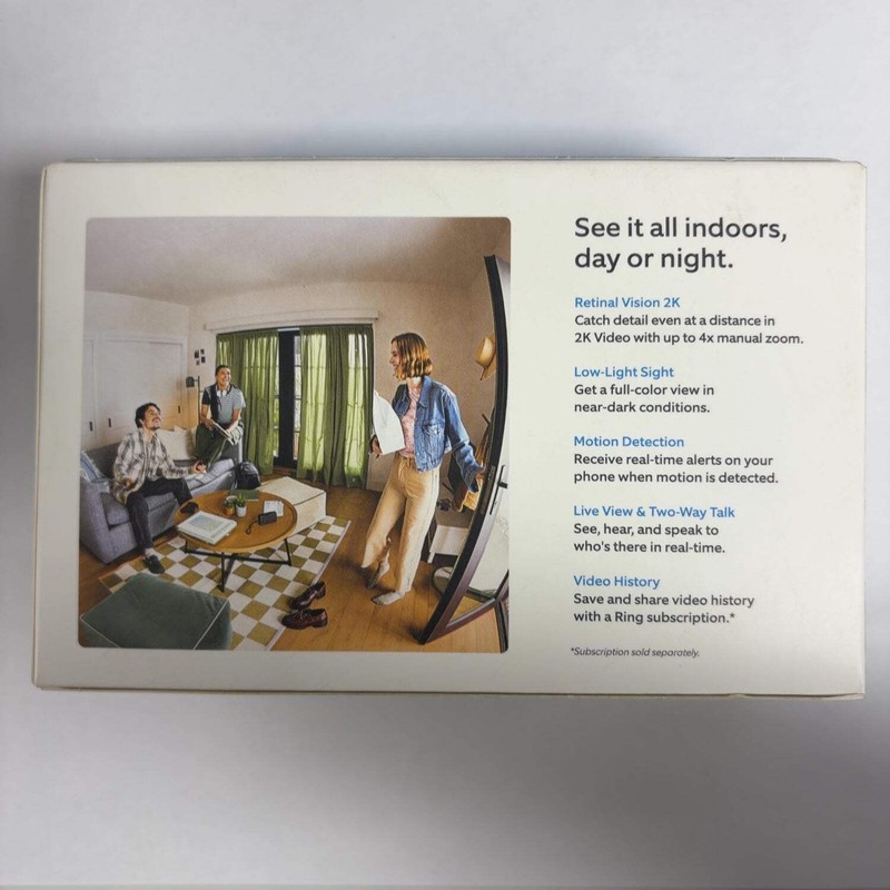 New Ring Indoor Cam Plus Indoor Camera White 5CFYAB gallery