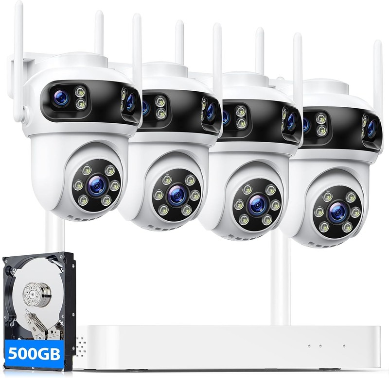Outdoor Security Camera System 10CH NVR 3K WiFi Wireless CCTV Home Surveillance gallery