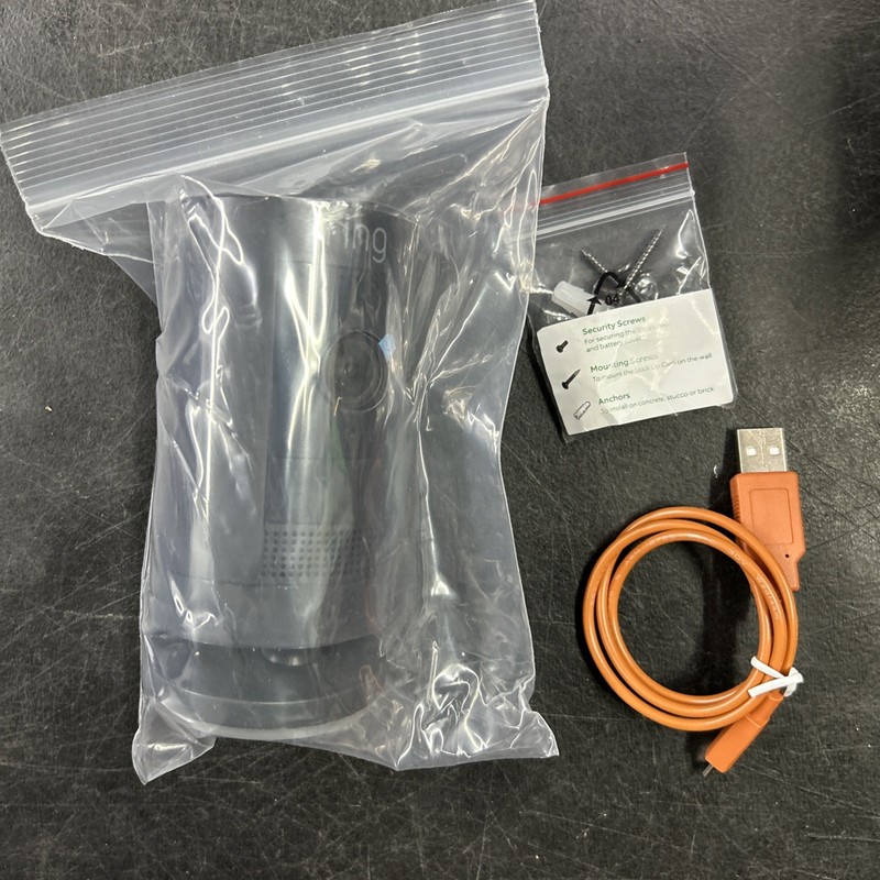 Ring Stick Up Cam (3rd Gen) in White, Battery Powered- NEW/READ DESCRIPTION gallery