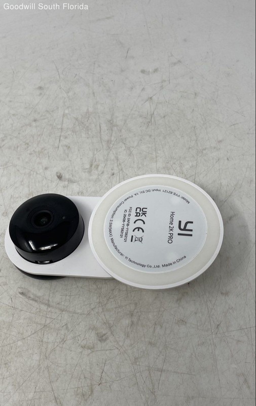 YI Home White 2K Pro Security Surveillance Camera With Accessories Not Tested gallery