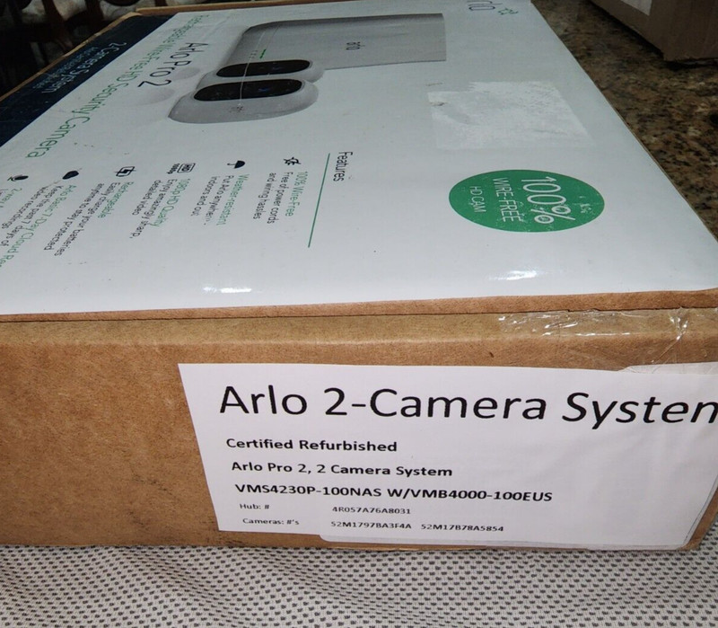 Arlo Pro 2 VMS4230P-100NAR 2 Camera System Wireless Home Security System *READ* gallery