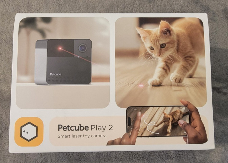 Petcube Play 2 Wi-Fi Pet Camera w/ Laser Toy for Cats / Dogs