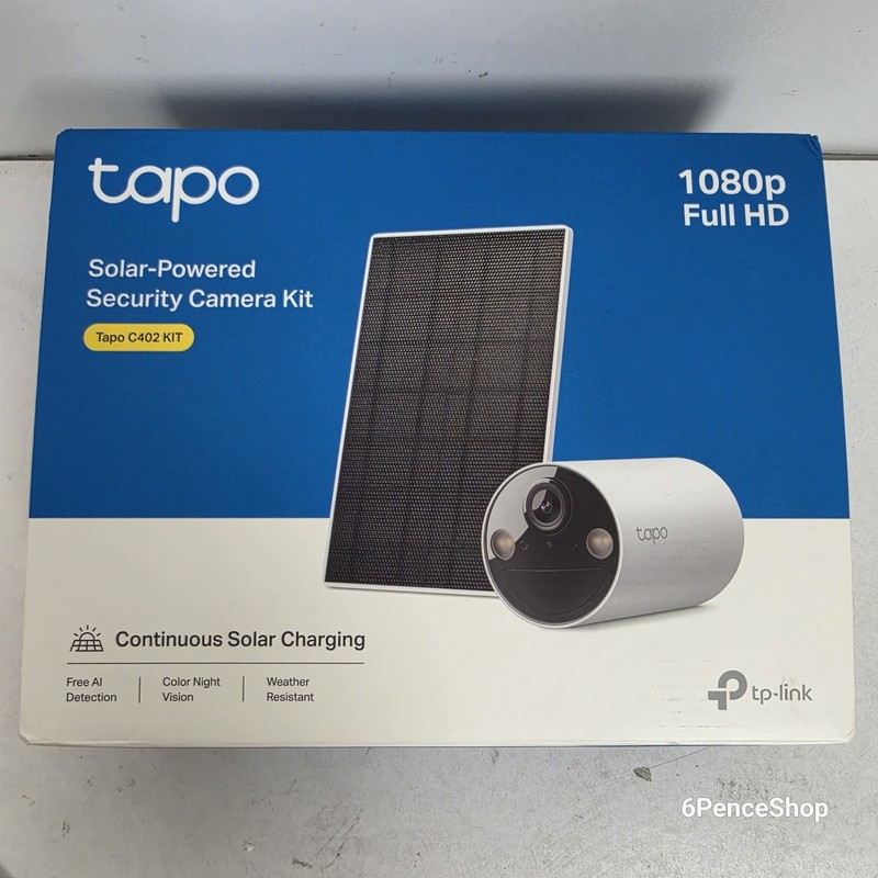TP-Link 𝗧𝗮𝗽𝗼 C402 Kit Solar-Powered Camera 1080P Outdoor gallery