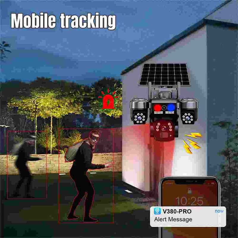 6MP Camara De Seguridad Inalambricas Para Exterior Con Vision Nocturna y Audio gallery