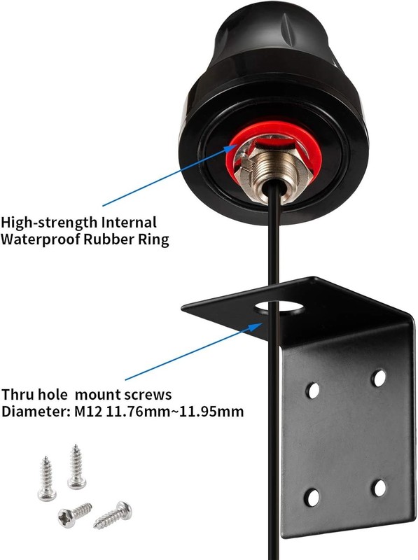 Outdoor Dual Band WiFi 5dBi Antenna 2.4/5.8GHz RP-SMA for Security Camera gallery