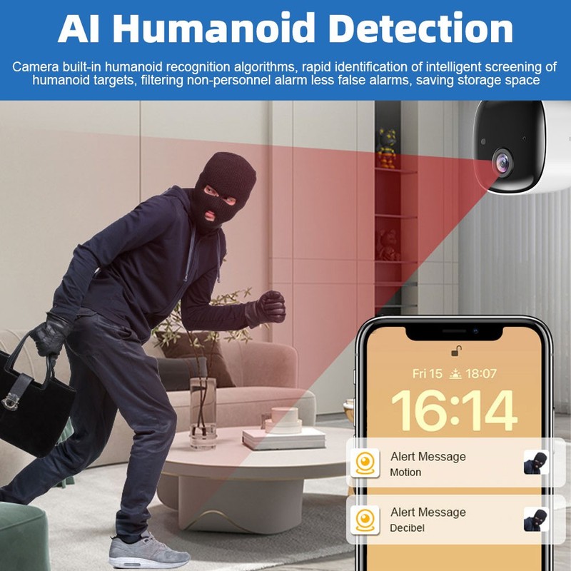 Mini Compact Indoor Smart Security Camera 1080P Video Night Vision Surveillance gallery