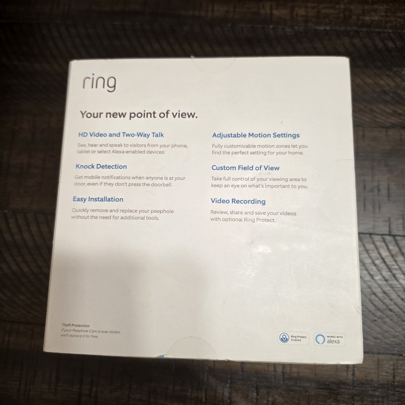 Ring Door View Peephole Camera and Doorbell Battery Operated gallery