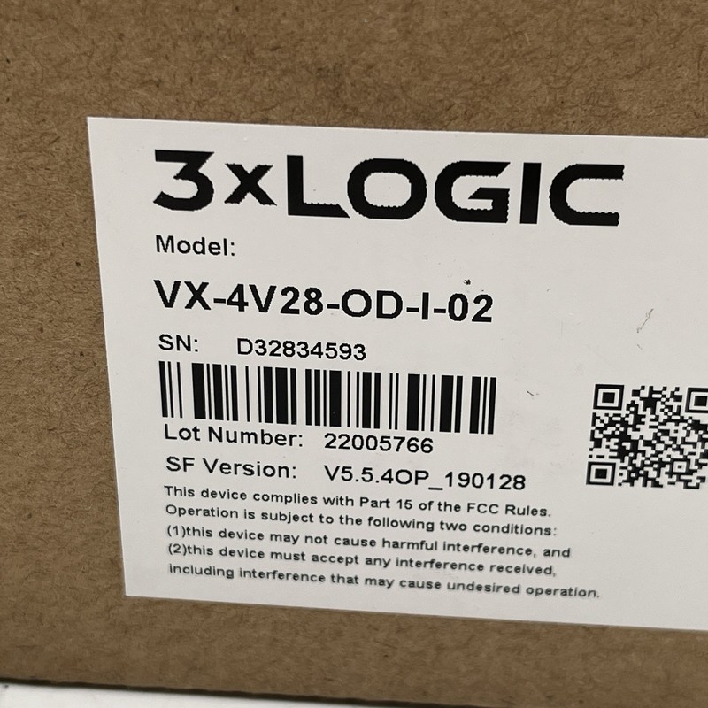 NEW IN BOX!! 3xLogic High Definition Network Dome Camera - VX-4V28-OD-I-02 gallery