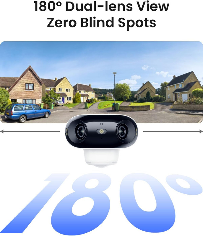 REOLINK Argus 4 Pro 4K Solar Camera Outdoor Wireless, 180° Dual-Lens 8MP Camera gallery