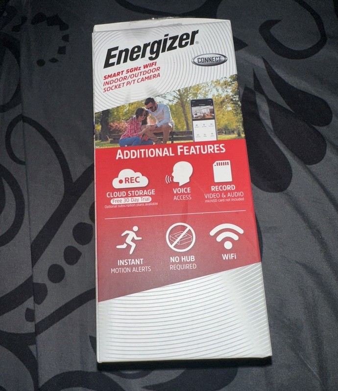 Energizer Smart Wi-Fi Indoor Outdoor Bulb Socket P/T Camera Only Used A Wk Or So gallery