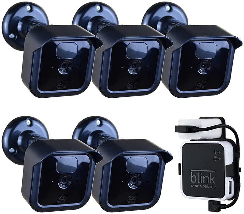 All New Blink Outdoor Camera Mount Bracket,5 Pack Full Weather Proof Housing/Mou