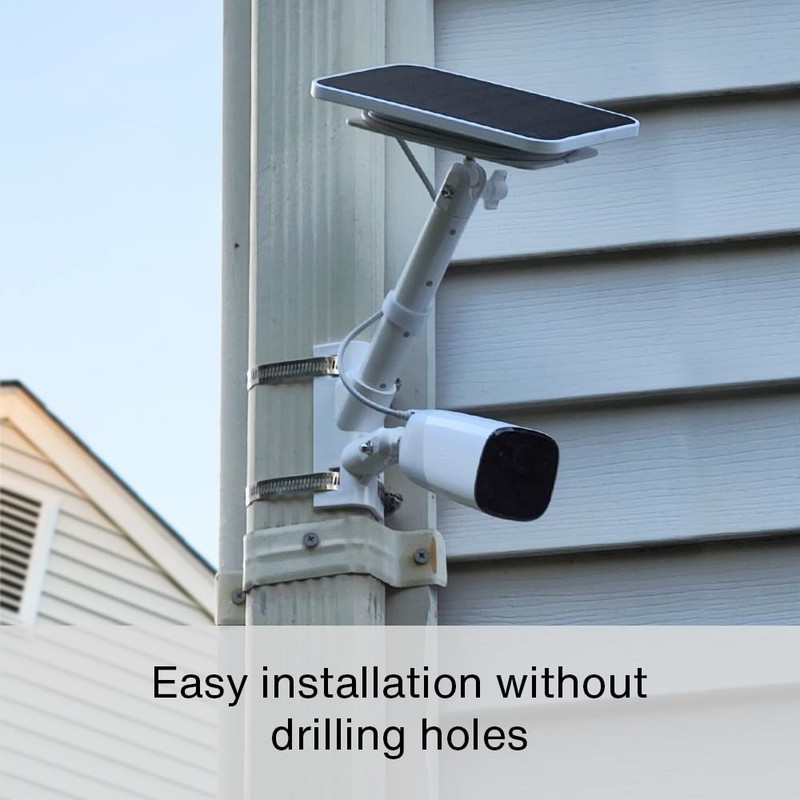 2-in-1 Pole Mount for Ring, Arlo, and Cameras & Solar Panels with 1/4"-20 Scr... gallery