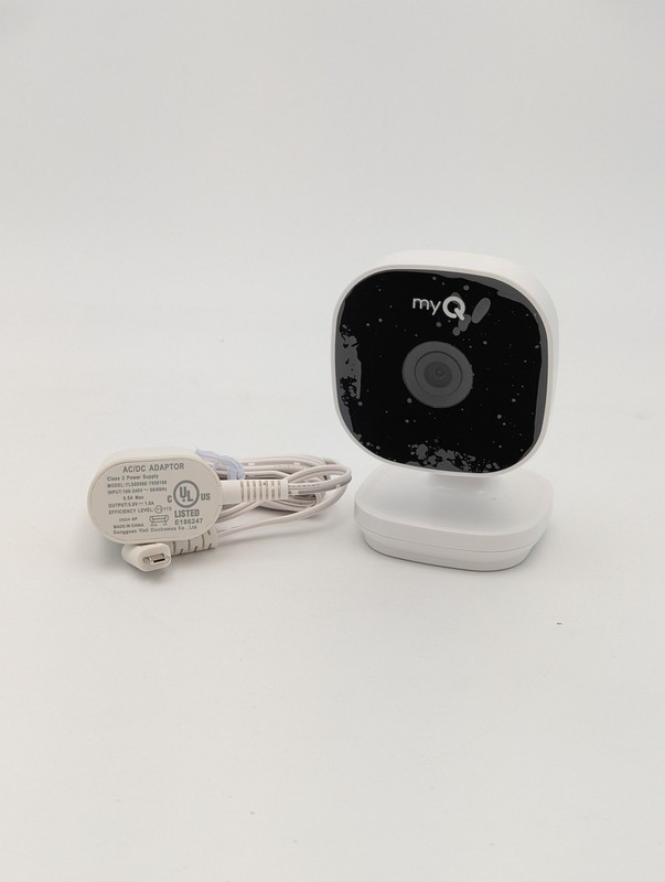 myQ Smart Indoor & Outdoor Wired Home Security Cameras | White | Lot of 3 gallery