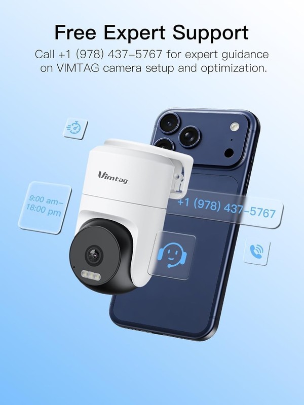 300° Pan Wireless Outdoor Security Camera, No Subscription Free 7-Day Cloud/S... gallery