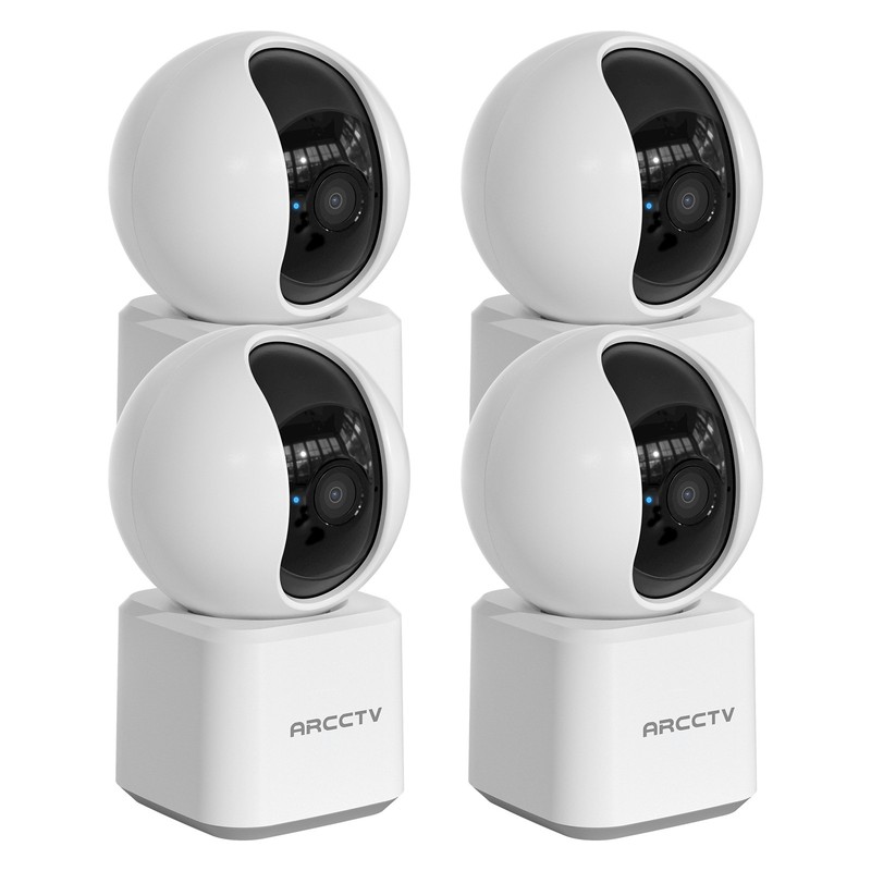 ARCCTV 3MP WiFi Security Cameras Indoor Wireless Home Pan/Tilt Baby Pet Monitor