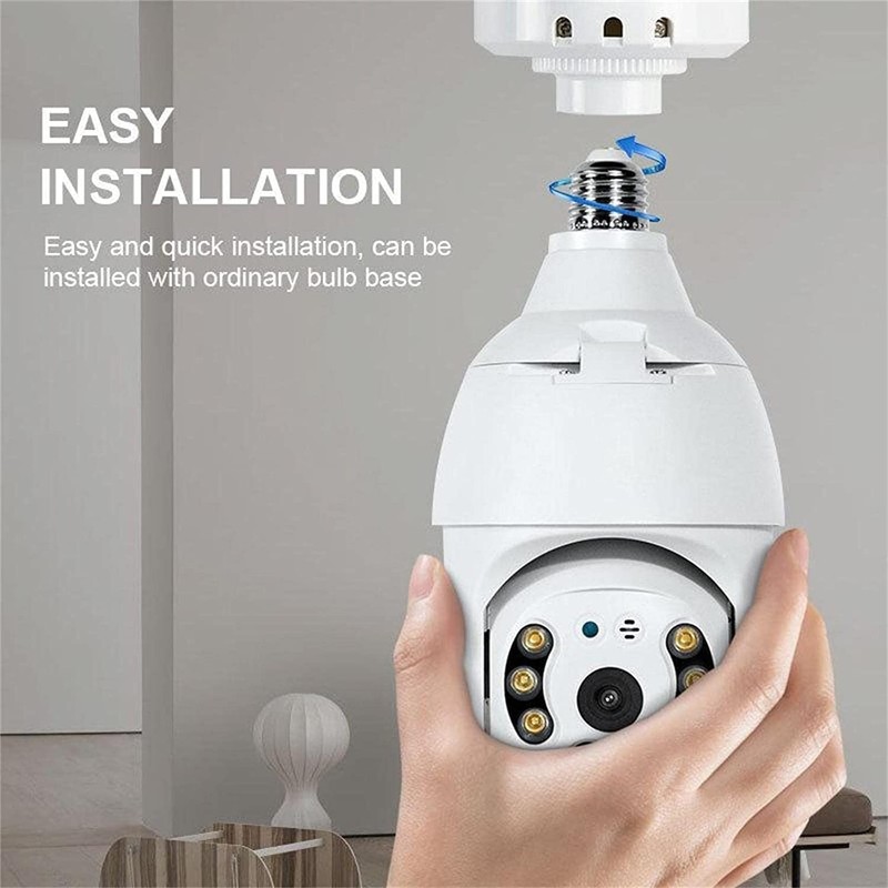 2PCS 2.4GHz & 5GHz Wireless WiFi Light Bulb1080P Security Camera Wireless Out... gallery