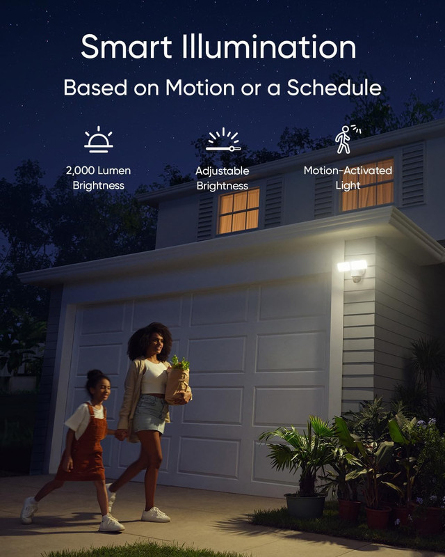 Eufy Security Camera Floodlight Camera E340 Wired, Security Camera Outdoor, 360° gallery