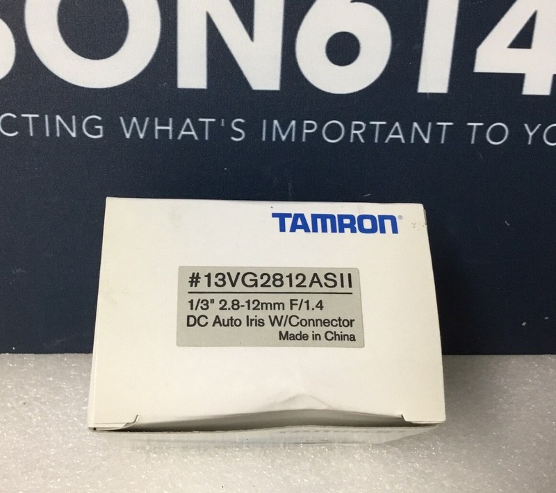 TAMRON 13VG2812ASll CCTV Varifocal Lens 2.8-12mm 1/3” F/1.4 CS DC Auto Iris NEW! gallery