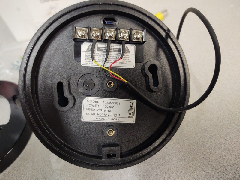 901-6040-102 NTSC Dome Camera 4.3mm 12V Color CAM-00004 gallery