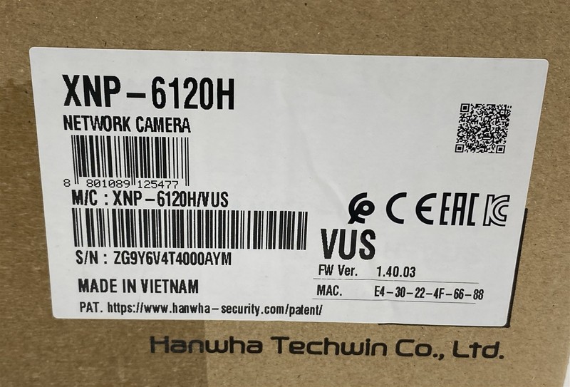 Hanwha Vision WiseNet X Series XNP-6120H 2MP Outdoor PTZ Network Dome Camera NEW gallery