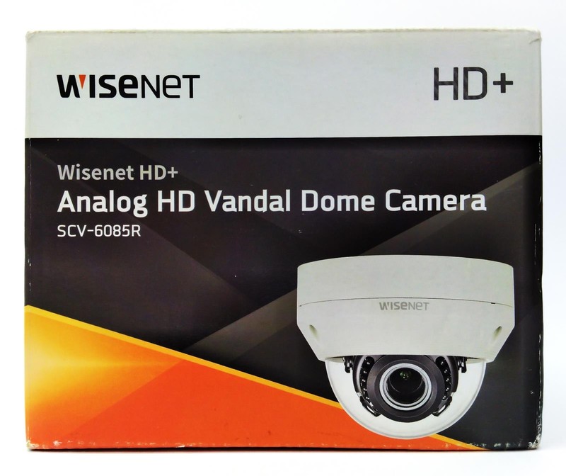 Hanwha Wisenet HD+ Series IR Dome CCTV Camera 3.2-10mm Varifocal Lens SCV-6085R gallery