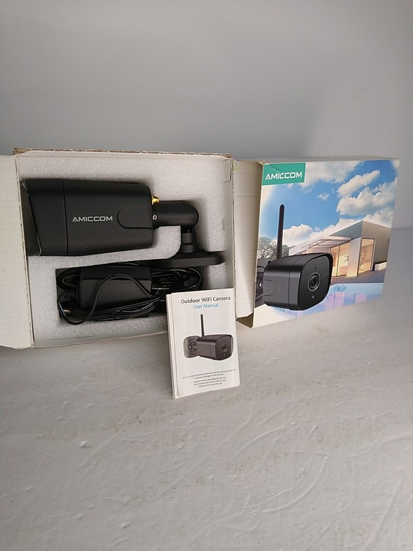 OPEN BOX Black Amiccom Indoor/Outdoor IP Camera Z7