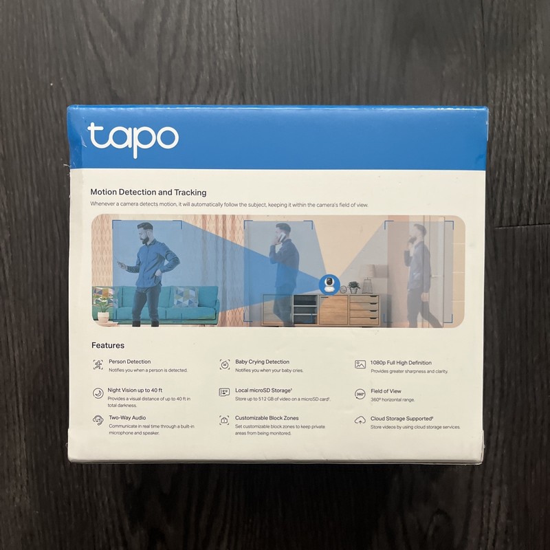 TP-Link C200 Tapo Pan/Tilt Security Camera for Baby, Pet Camera w/Motion Detecti gallery