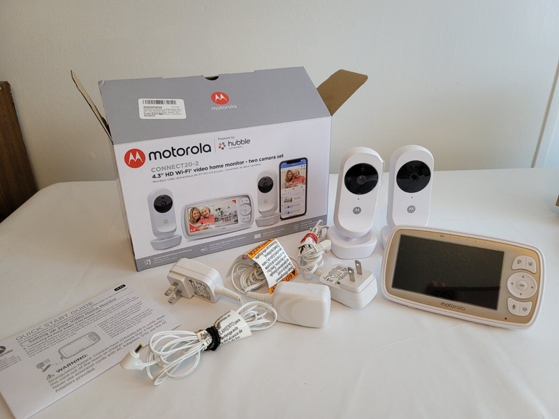 Motorola 4.3 WiFi Video Home Monitor Two Camera Set gallery