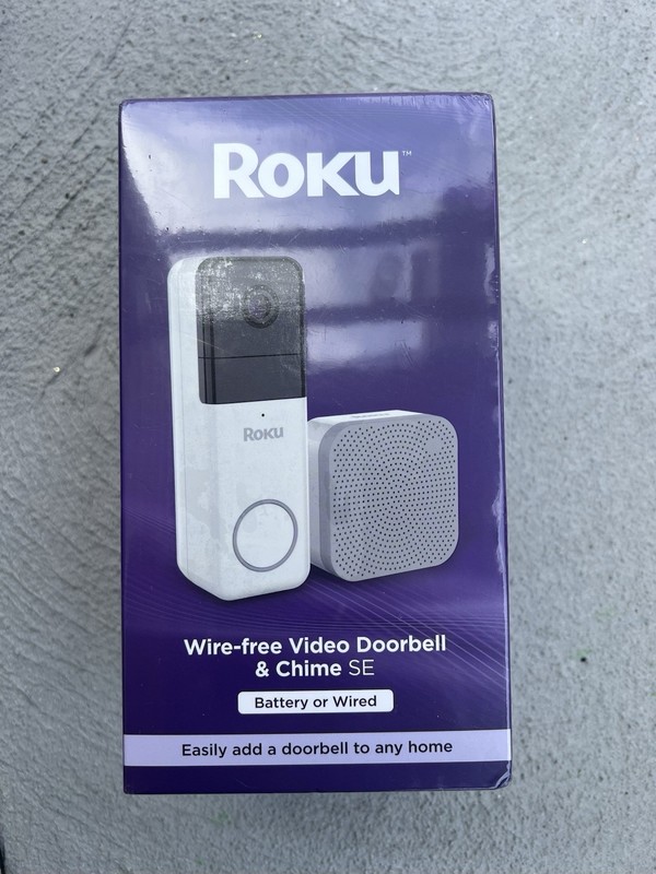 Roku – Smart Home Wire-free Video Doorbell & Chime with Motion & Sound Detect…