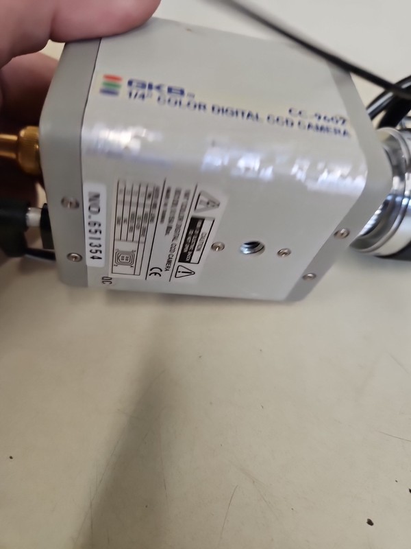 GKB 1/4 Color Digital CCD Camera W/Power Cord. CC-9602 Untested. GF1 gallery