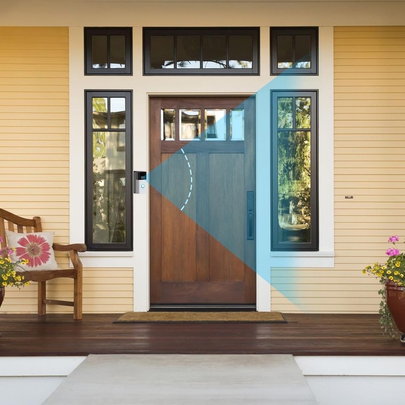 Adjustable 30 to 55 Degree Doorbell Angle Mount Compatible with Most Video Do... gallery