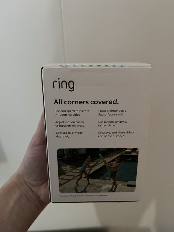 Ring Indoor Outdoor Cam (Stick Up Cam)| Battery Operated Security Camera New gallery