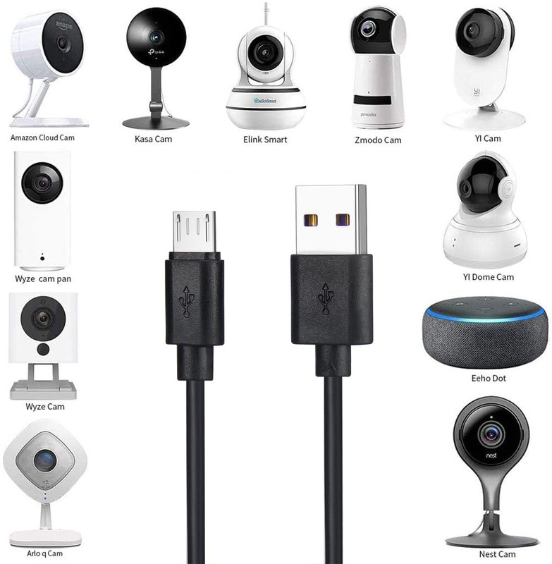 25 Ft Micro USB Cable Replacement for Wyze Cam, Nest Camera - Extra Long Extensi gallery