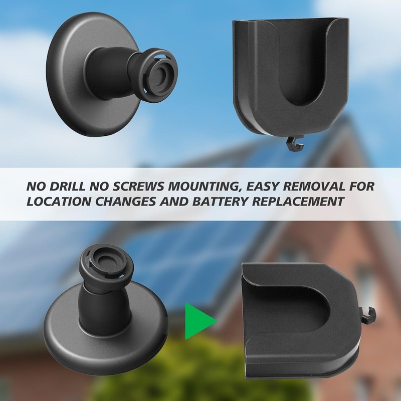 3 Pack Blink Indoor & Outdoor Camera Mount, No Drill HBV Adhesive Wall Mount Com gallery