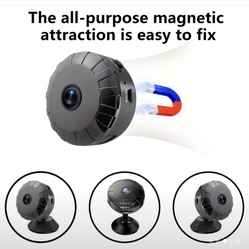 Compact Magnetic Camera, 480P Resolution, 2.4Ghz Wifi Connectivity gallery