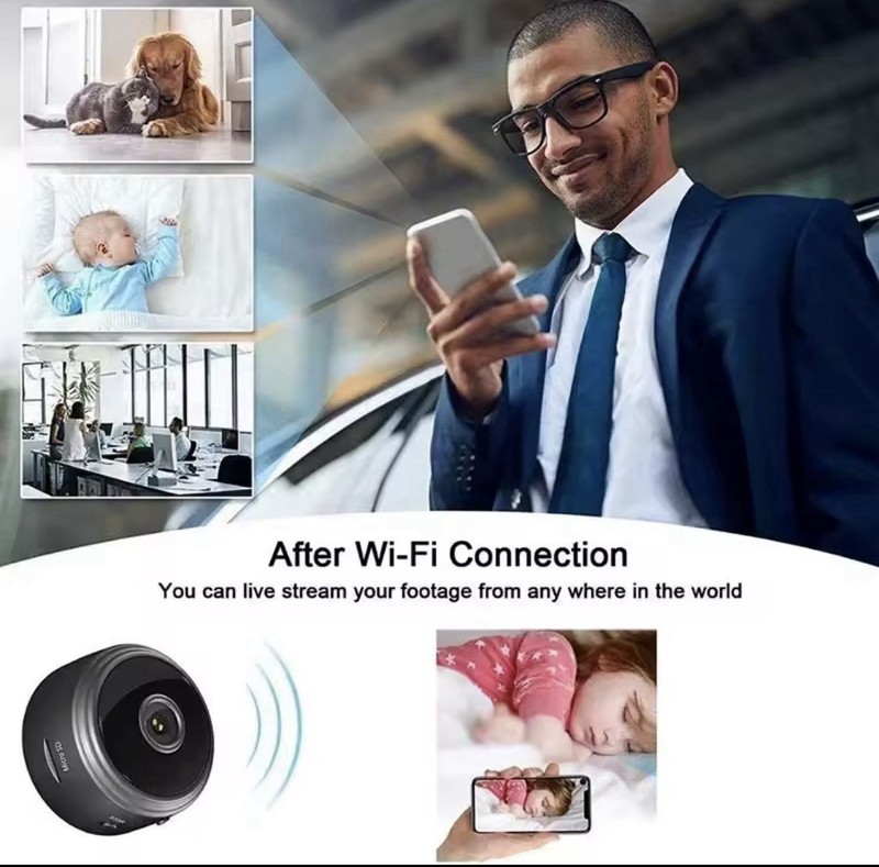 A9 Mini HD WIFI 1080P Smart Home Security ,IR Night Vision Small camera gallery