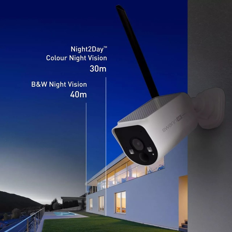 Swann MaxRanger4K Solar Security System Kit Wireless Cameras x4 SWNVK-MR4KSD4 gallery