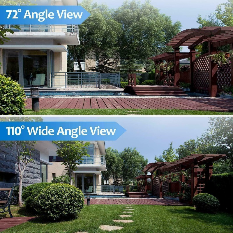 WiFi Outdoor Security Camera 1080P, 110°Wide Angle, Two-Way Audio, Motion Detect gallery